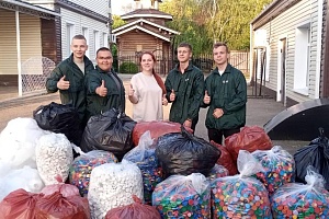 Более тонны пластиковых крышек собрали в двух муниципалитетах Кубани